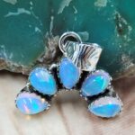Ethiopian Opal 1" Sterling Silver Pendant (RS70-35)