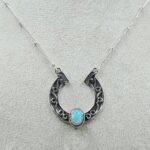 Ethiopian Opal Sterling Silver Necklace (REXT170-12)