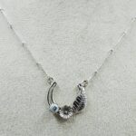 White Buffalo Turquoise Sterling Silver Necklace (REXT170-13)