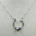 White Buffalo Turquoise Sterling Silver Necklace (REXT170-19)