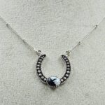 White Buffalo Turquoise Sterling Silver Necklace (REXT170-28)