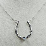 White Buffalo Turquoise Sterling Silver Necklace (REXT170-31)