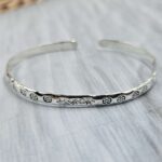 Plain Silver Southwest Bangle Size 5.5" Adjustable Sterling Silver Bangle (RS88-23)