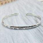 Plain Silver Southwest Bangle Size 5.5" Adjustable Sterling Silver Bangle (RS88-26)