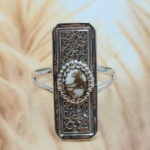 Wild Horse Jasper 925 Sterling Silver Ring (REXT171-5)