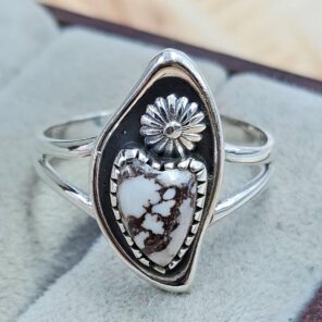 Wild Horse Jasper 925 Sterling Silver Ring (REXT171-18)