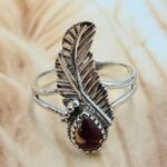 Red Rose Dahlia 925 Sterling Silver Ring (REXT172-2)