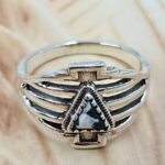 White Buffalo Turquoise 925 Sterling Silver Ring (REXT172-12)