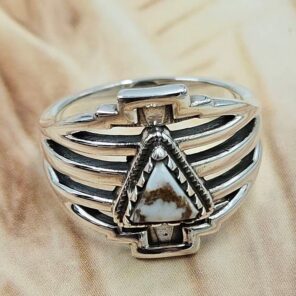 Wild Horse Jasper 925 Sterling Silver Ring (REXT172-13)