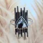 White Buffalo Turquoise 925 Sterling Silver Ring (REXT173-2)