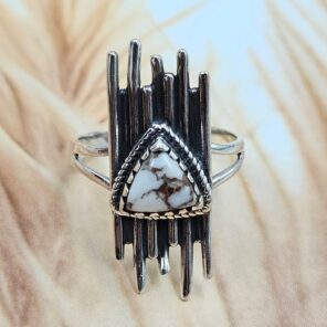 Wild Horse Jasper 925 Sterling Silver Ring (REXT173-5)