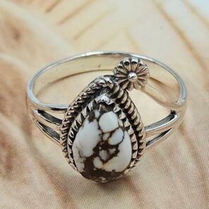 Wild Horse Jasper 925 Sterling Silver Ring (REXT173-9)