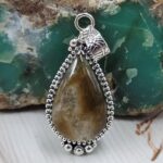 Septarian 1.75" 925 Sterling Silver Pendant (REXT119-263)