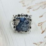 Sodalite Size US 8 Sterling Silver Ring (REXT110-186)