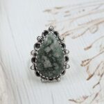 Variscite Size US 7 Sterling Silver Ring (REXT110-180)