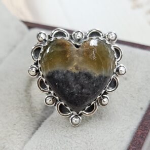 Septarian Size US 7 Sterling Silver Ring (REXT110-208)