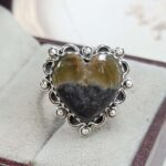 Septarian Size US 7 Sterling Silver Ring (REXT110-208)