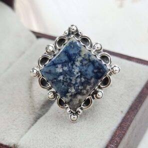 Sodalite Size US 10 Sterling Silver Ring (REXT110-187)