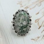 Variscite Size Us 7 Sterling Silver Ring (REXT110-176)