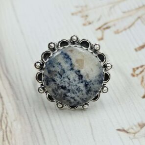 Sodalite Size US 11 Sterling Silver Ring (REXT110-185)