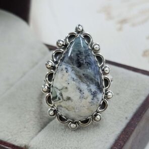 Variscite Size Us 8 Sterling Silver Ring (REXT110-175)