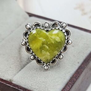 Lizardite Size US 6 Sterling Silver Ring (REXT110-189)