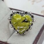 Lizardite Size US 10 Sterling Silver Ring (REXT110-190)