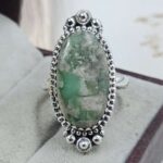 Variscite Size US 10 Sterling Silver Ring (REXT110-232)