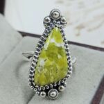 Lizardite Size US 6 Sterling Silver Ring (REXT110-230)
