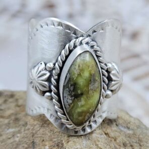 Palamino Matt Finish Size US 6 925 Sterling Silver Ring (REXT80-45)