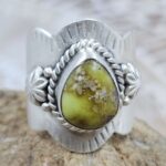 Palamino Turquoise Matt Finish Size US 6 925 Sterling Silver Ring (REXT80-44)