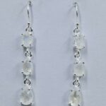 Rainbow Moonstone Sterling Silver Earring (RS1-117)
