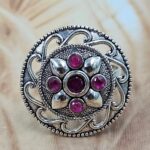 Ruby Size US 7 925 Sterling Silver Ring (RS38-114)