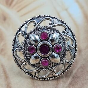 Ruby Size US 7 925 Sterling Silver Ring (RS38-114)