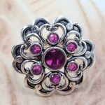 Ruby Size US 7 925 Sterling Silver Ring (RS38-123)