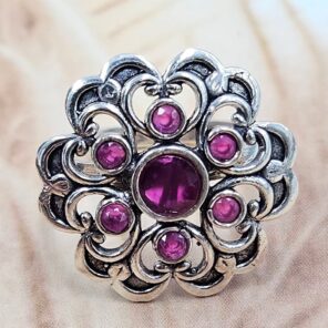 Ruby Size US 7 925 Sterling Silver Ring (RS38-123)
