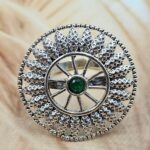 Emerald Size US 7 925 Sterling Silver Ring (RS38-128)