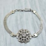 Cubic Zirconia 925 Sterling Silver Bracelet (RS38-111)