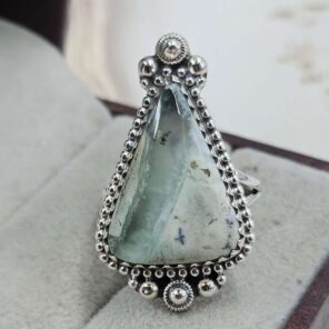 Variscite Size US 7 Sterling Silver Ring (REXT110-257)