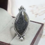 Septarian Size US 10 Sterling Silver Ring (REXT110-244)