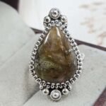 Septarian Size US 7 Sterling Silver Ring (REXT110-243)