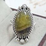 Septarian Size US 6 Sterling Silver Ring (REXT110-241)