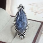 Dendritic Agate Size US 8 Sterling Silver Ring (REXT110-251)