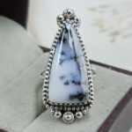 Dendritic Agate Size US 7 Sterling Silver Ring (REXT110-252)