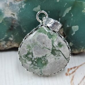 Variscite Sterling Silver Pendant (REXT110-259)