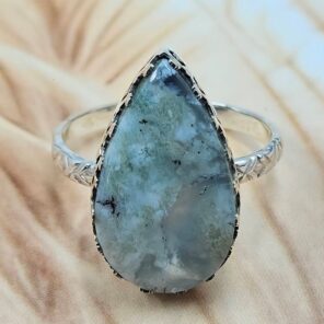 Variscite Size US 11 925 Sterling Silver Ring (REXT119-325)