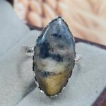 Sodalite Size US 8 925 Sterling Silver Ring (REXT119-311)