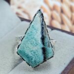 Chrysoprase Size US 7 925 Sterling Silver Ring (REXT119-300)