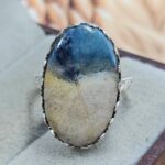Sodalite Size US 8 925 Sterling Silver Ring (REXT119-317)