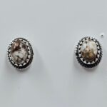 Wild Horse Jasper 925 Sterling Silver Stud Earrings (REXT36-178)